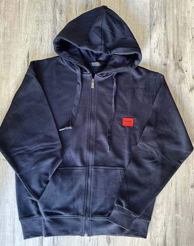 Hugo Boss Zip Hoodie | Navy Blue