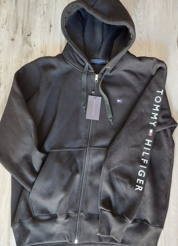 Tommy Hilfiger Zip Hoodie | Μαύρο